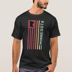 Camiseta Amor Do Mapa Retro De Boas-Vindas De Férias Nos EU