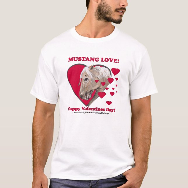Camiseta Amor do mustang (Frente)