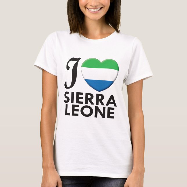 Camiseta Amor do Sierra Leone (Frente)