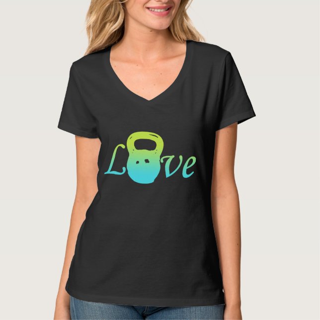 Camiseta amor do sino da chaleira (Frente)