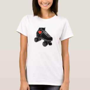 Camiseta Amor do skate de rolo
