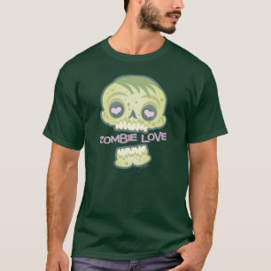 Camiseta Amor do zombi: Romance do vivo