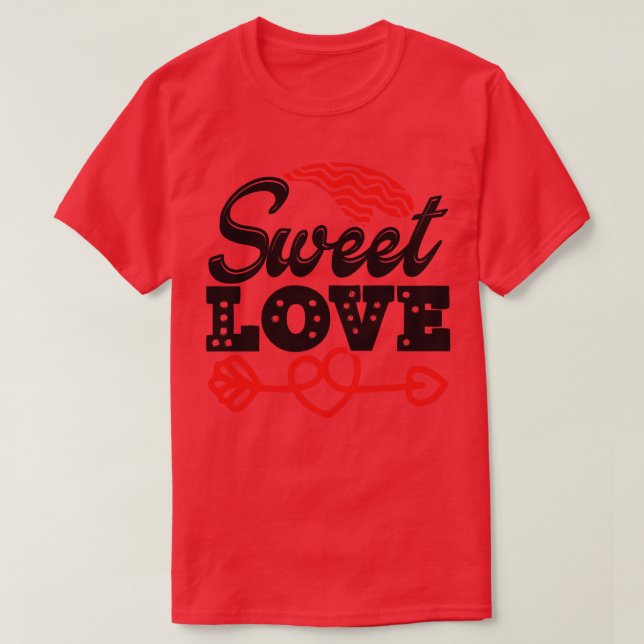 Camiseta Amor doce (Frente do Design)