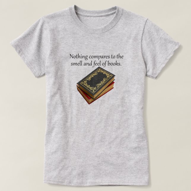 Camiseta Amor dos livros (Frente do Design)