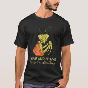 Camiseta Amor E Acredite Enquanto Eu Estou Respirando Anima