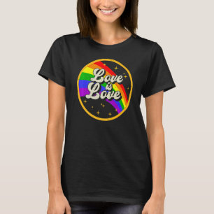 Camiseta Amor é Amor Arco-Íris Lgbt Lésbica Gay Bisexual