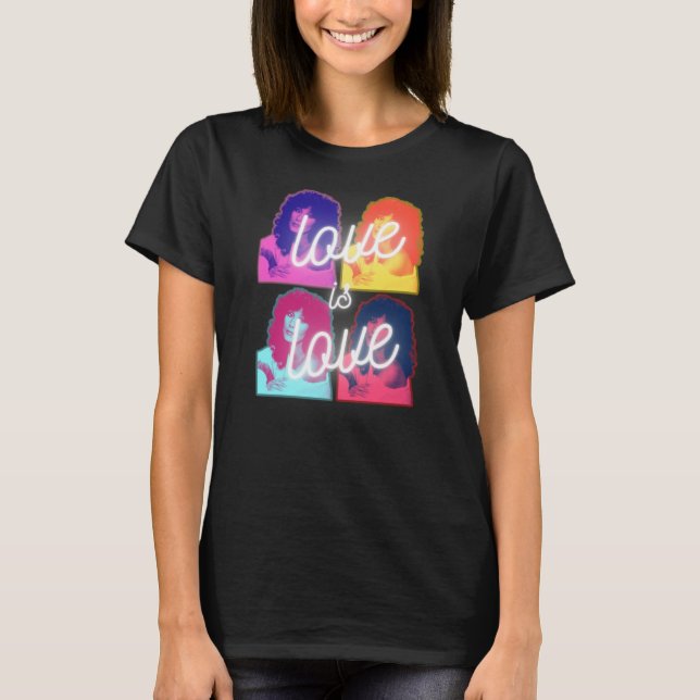 Camiseta Amor é amor Cher LGBTQ Pride Mont T Shirt (Frente)
