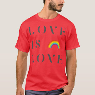 Camiseta Amor é Amor, Orgulho gay para Mulheres Homens LGBT