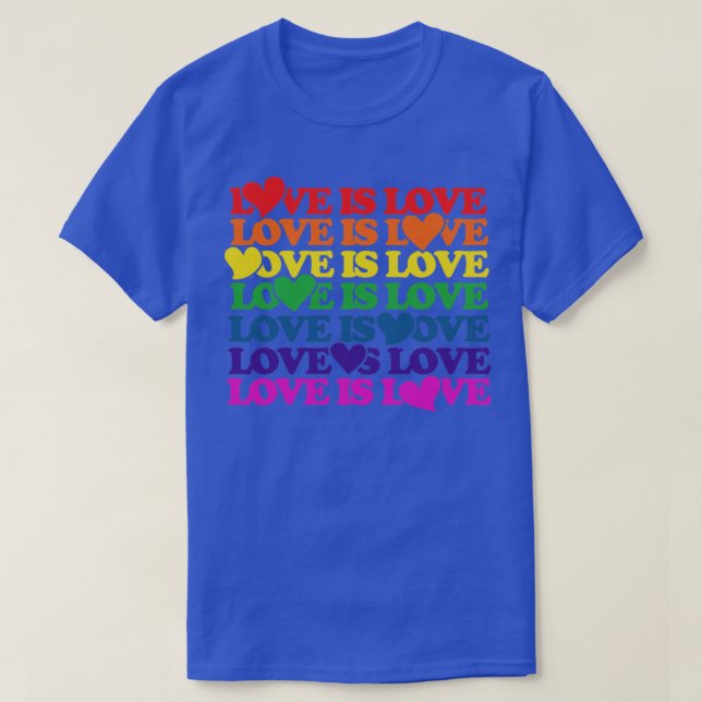 Camiseta Amor é Arco-Íris2 (Frente do Design)
