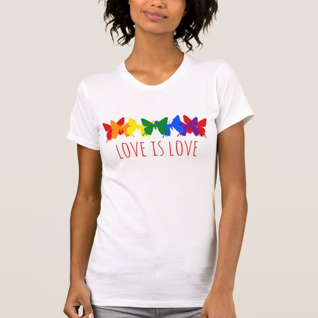 Camiseta Amor é Borboleta (Frente)