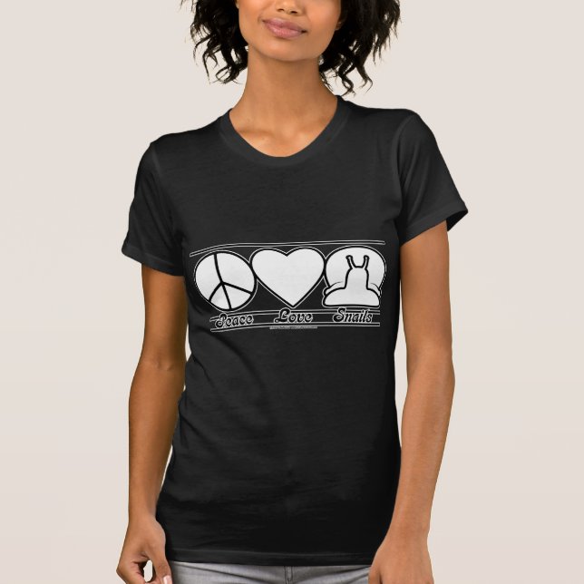 Camiseta Amor e caracóis da paz (Frente)