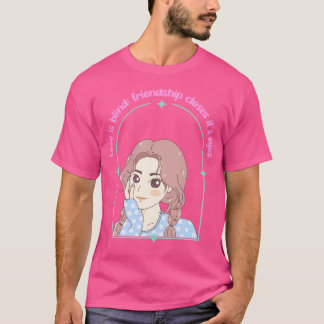 Camiseta Amor é Cego Amizade Fecha Seus Olhos - Super K