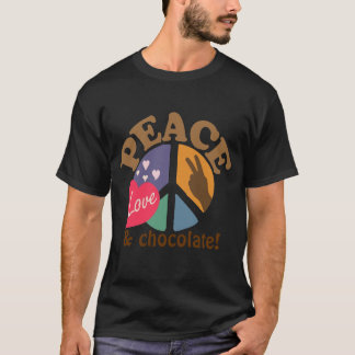 Camiseta Amor e chocolate da paz