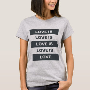 Camiseta Amor é Cinza Negra