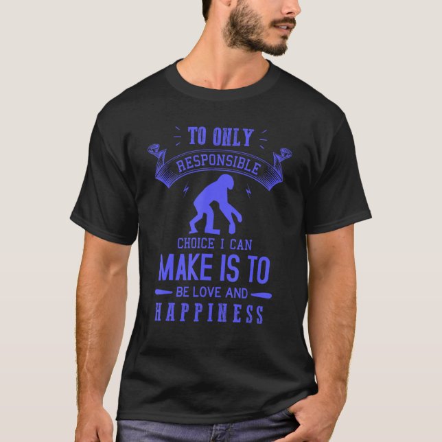 Camiseta Amor e felicidade Inspirando um Qu Evolucionário I (Frente)