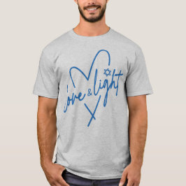 Camiseta Amor e Hanukkah leve
