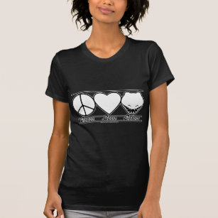 Camiseta Amor e jacarés da paz