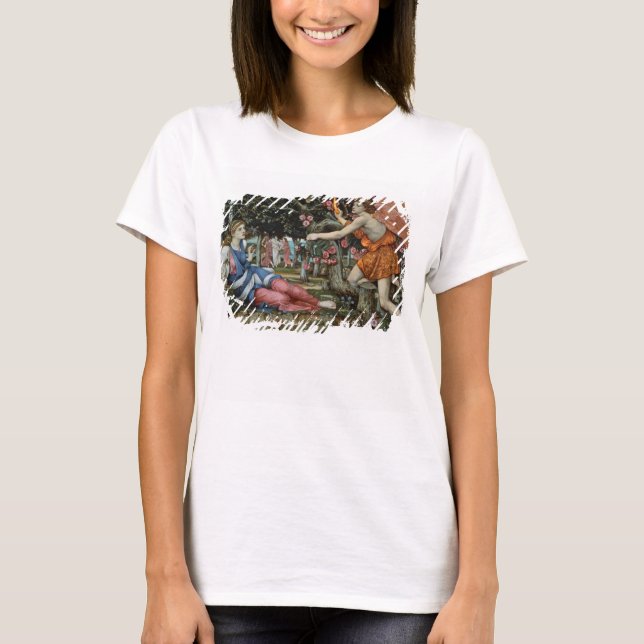 Camiseta Amor e Maiden (óleo na canvas) (Frente)