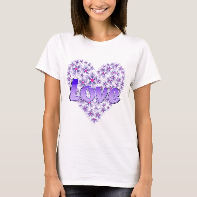 Camiseta Amor e margarida (Frente)