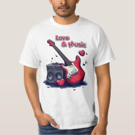 Camiseta Amor e Música