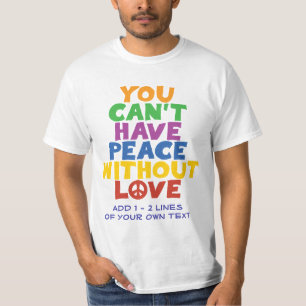 Camiseta Amor e Paz