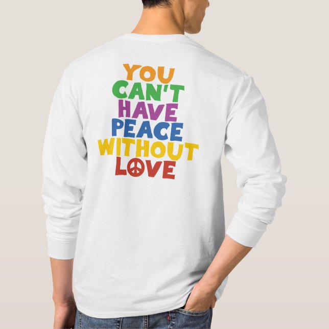 Camiseta Amor e Paz (Verso)