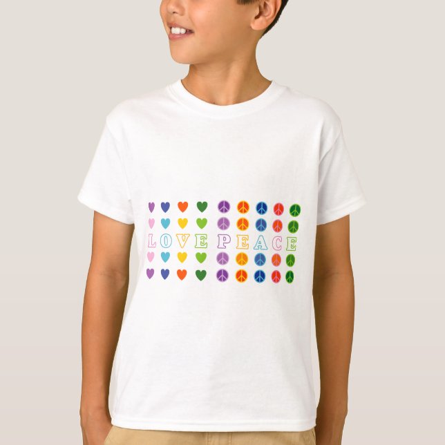 Camiseta Amor e Paz (02) (Frente)