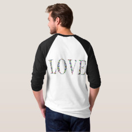 Camiseta Amor e Paz - Design Gemstone Letting
