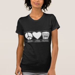 Camiseta Amor e pipoca da paz demasiado