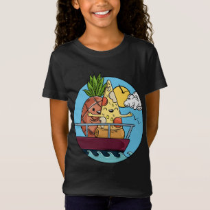 Camiseta Amor é Pizza de Abacaxi Proibida Dias de os namora
