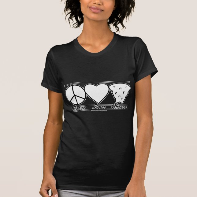 Camiseta Amor e queijo da paz (Frente)