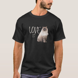 Camiseta Amor é Ragdoll Cat Proprietário