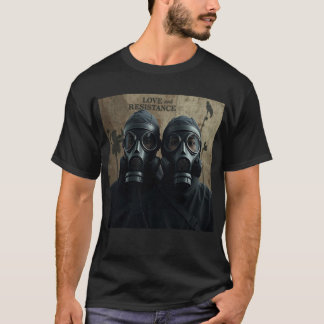 Camiseta AMOR E RESISTÊNCIA Gráficos Contemporâneos