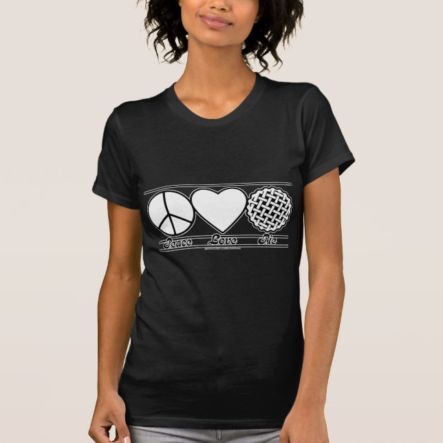 Camiseta Amor e torta da paz (Frente)