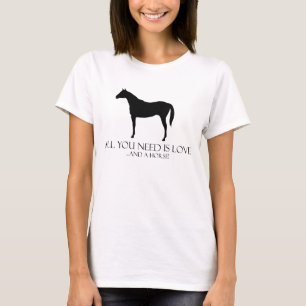 Camiseta Amor e um cavalo