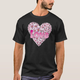 Camiseta Amor e Visitas Rosa