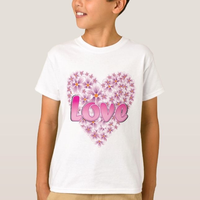 Camiseta Amor e Visitas Rosa (Frente)