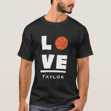Amor E Viver Basquetebol Fã Desporto Nome Personal