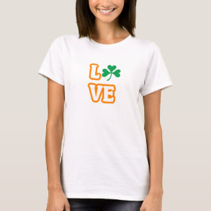 Camiseta "AMOR" (EDIÇÃO DE SAINT PATRICK) Mulheres