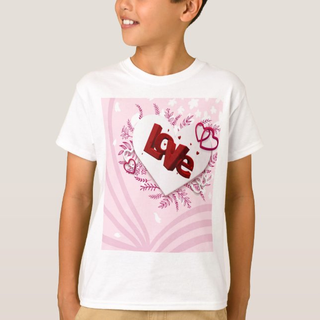 Camiseta Amor em 3D (Frente)