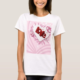 Camiseta Amor em 3D