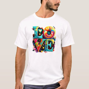 Camiseta Amor em Bloom
