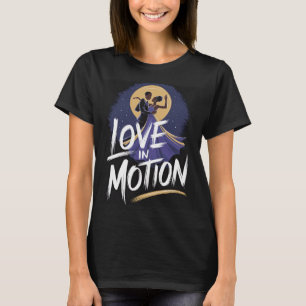 Camiseta Amor em Movimento – Arte Romântica de Dança Africa