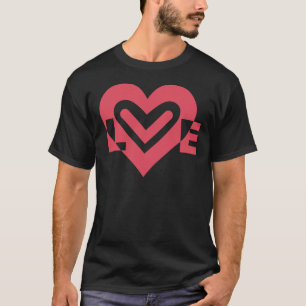 Camiseta Amor em Tcherry Pink