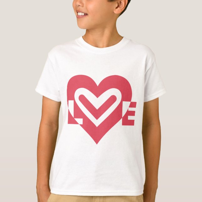 Camiseta Amor em Tcherry Pink (Frente)