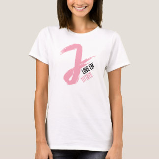 Camiseta Amor Em Tittays de J (com JWalkerz) - branco