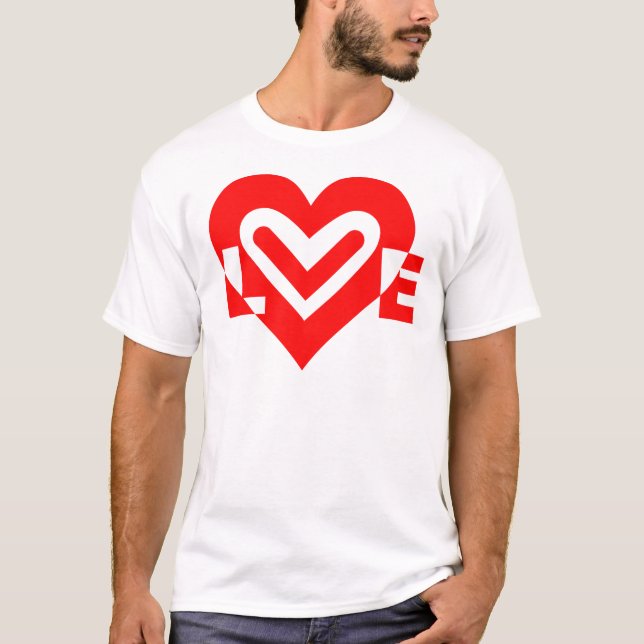 Camiseta Amor em Vermelho (Frente)