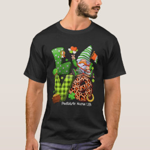 Camiseta Amor Enfermeiro Pediátrico Gnomos de Vida S
