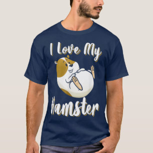 Camiseta Amor Engraçado Hamsters Tubagens Animais