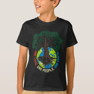 Camiseta Amor entre Árvores de Paz e Mulheres - Proteção Am